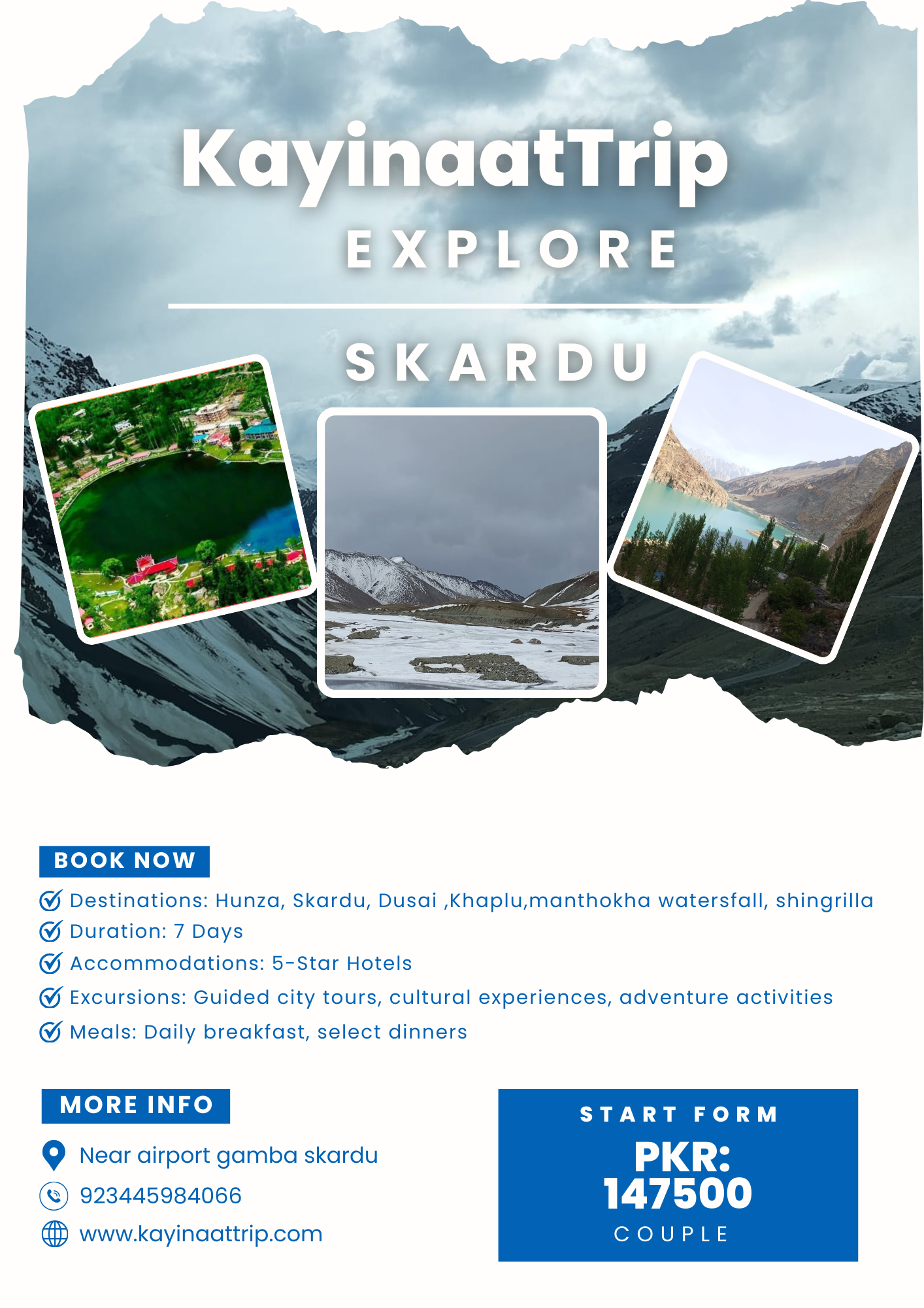 Basho Valley waterfall in Gilgit-Baltistan